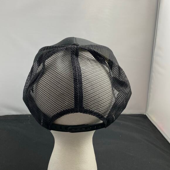 American Legion Riders Trucker Hat Rolling Hills Romp 2002 Cap Black Yellow - Picture 3 of 6